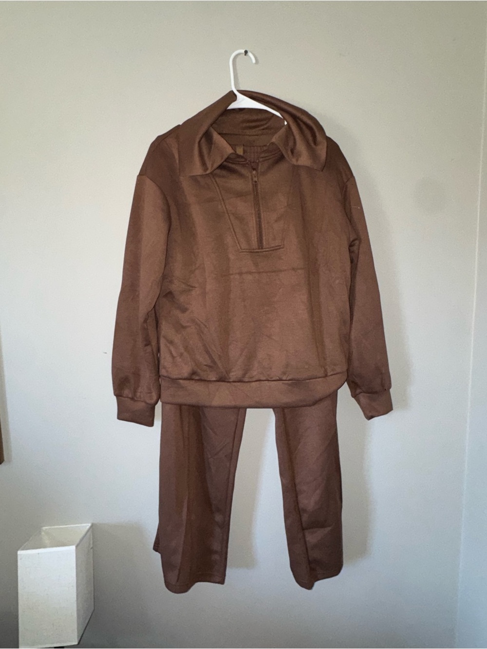 Source Unknown Brown Track Jogger Set